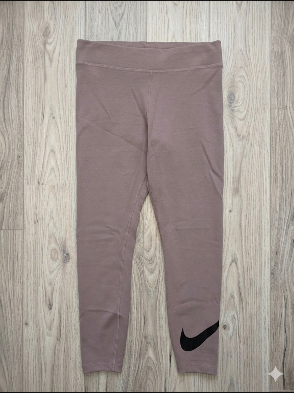 NWOT Nike Brown Leggings with Black Swoosh